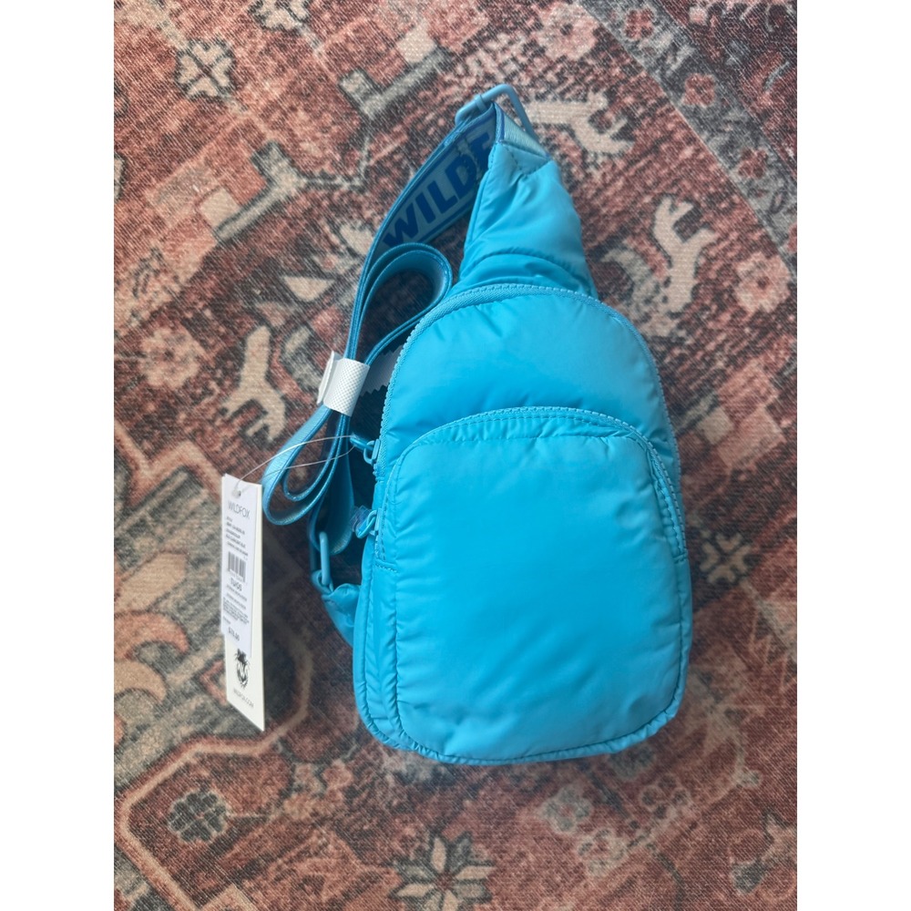 NWT Wildfox Sling Bag Bleu Clair/Light Blue Crossbody Backpack NWT